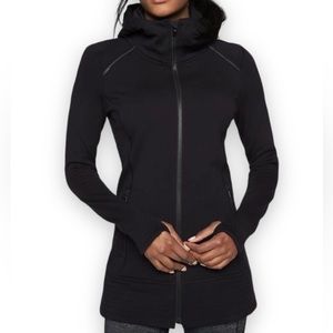 Small Athleta Women’s CYA Stronger Black Full Zip Hoodie Jacket